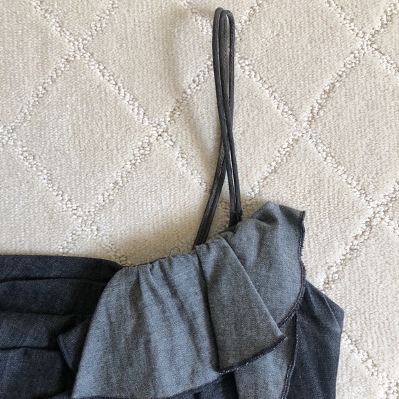 Jon Teri Denim Ruffle Dress - Picture 6 of 8